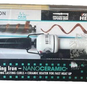Hot Tools Professional Nano Ceramic Tapered Curling Iron/Wand 1/2 to 1 Inch